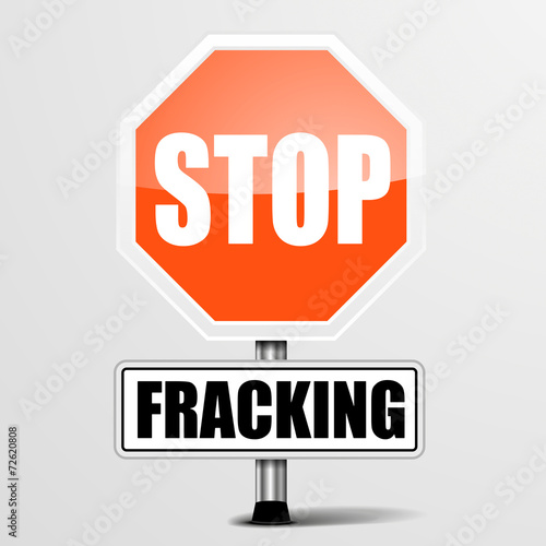 Roadsign Stop Fracking