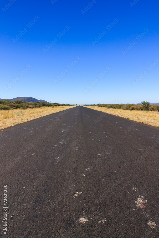 Road to nowhere Namibia Africa