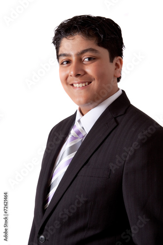 Indian Teenager in a Suit