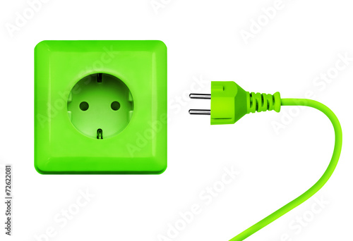 Grüner Stromanschluß