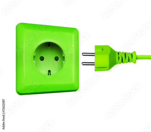Grüner Stromanschluß