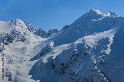 The Fagaras Mountains in winter © porojnicu
