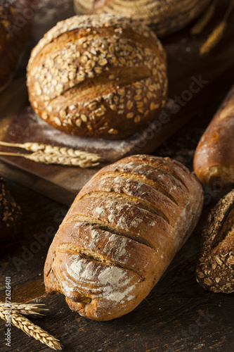 Freshly Baked Rye Bread