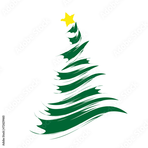Weihnachtsbaum Stern Abstrakt Vektor