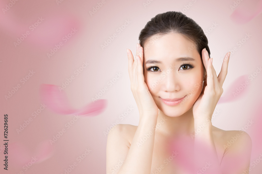 Asian beauty face Asian beauty face