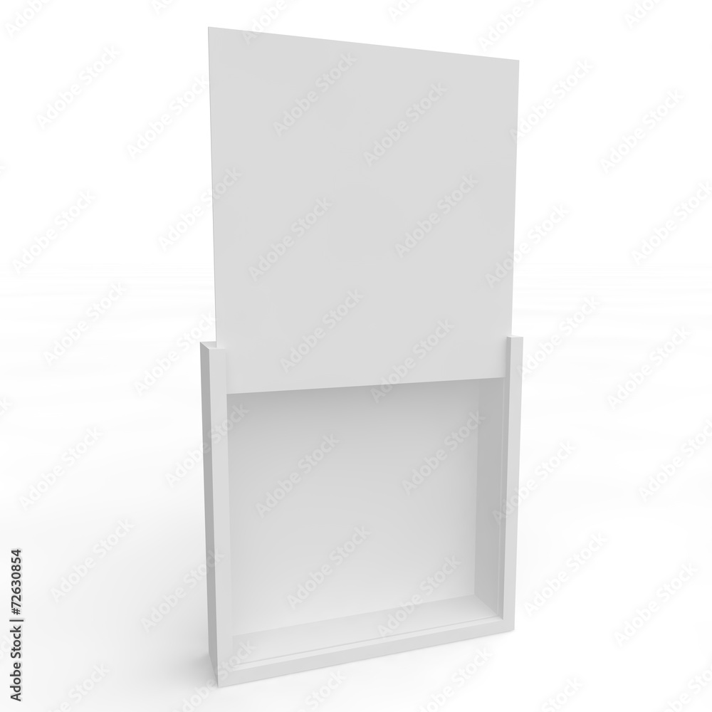 Blank white box for gifts and products Blank white box for gifts and products