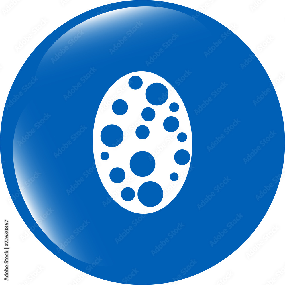 Obraz premium Easter egg sign icon. Easter tradition symbol