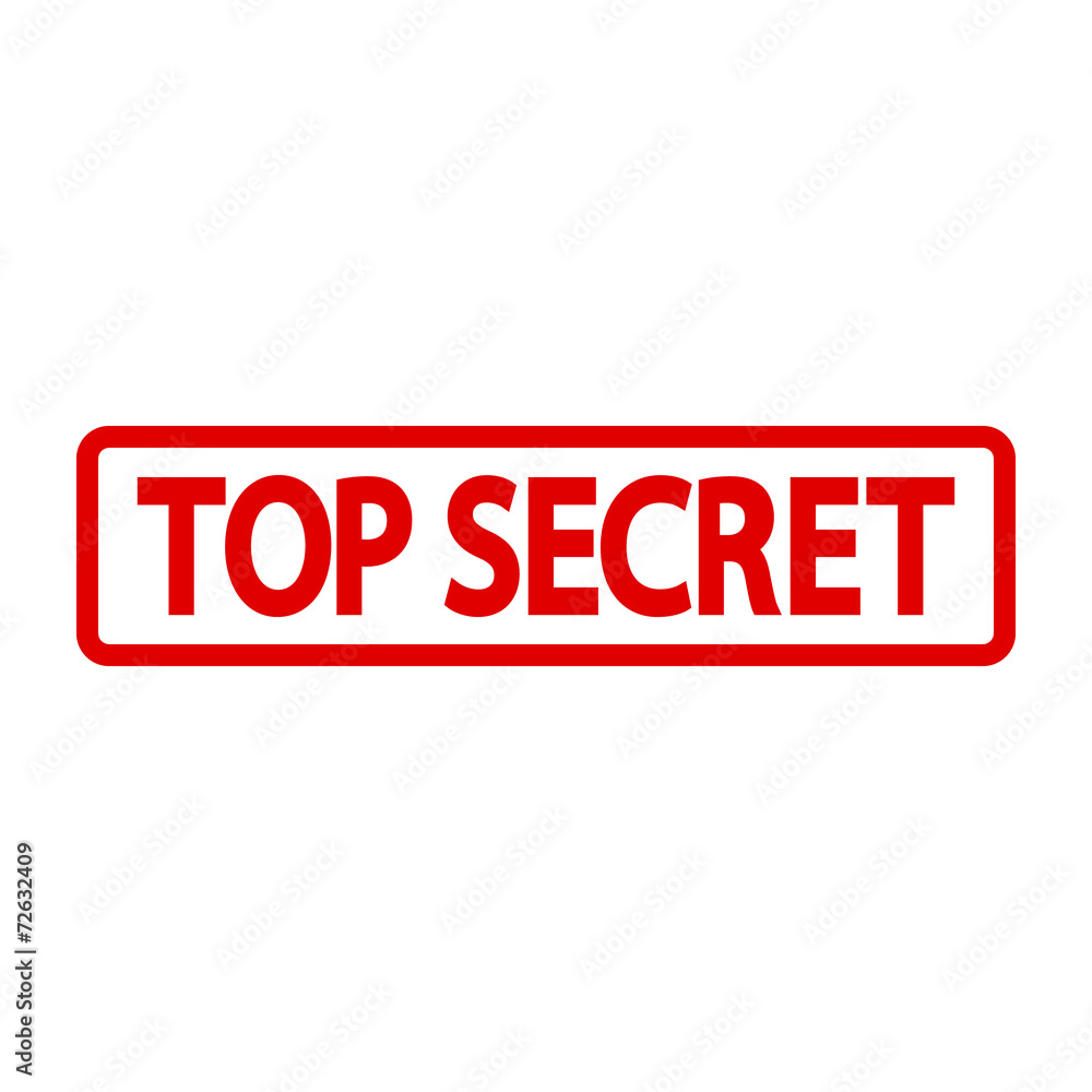 Top secret stamp Top secret stamp