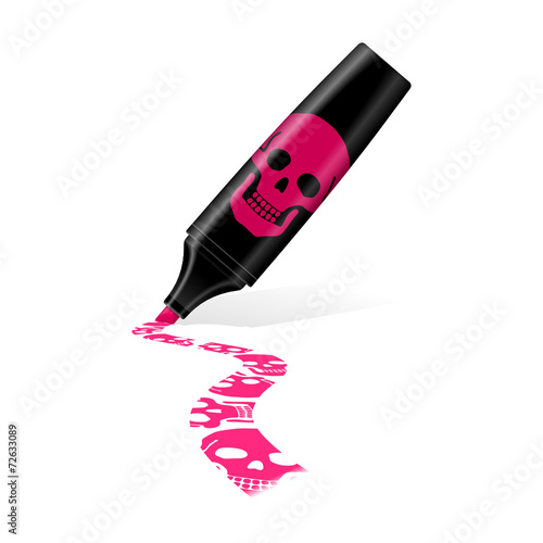 textmarker totenkopf I