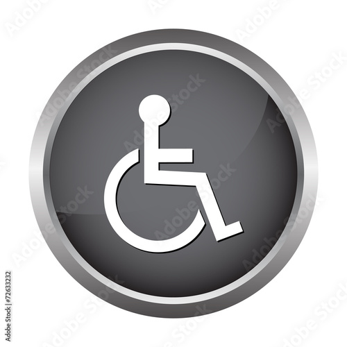 Handicapped wheelchair button