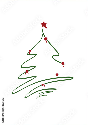 tannenbaum in grün