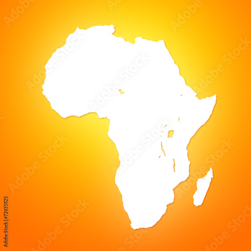 Image of modern Africa map illustration