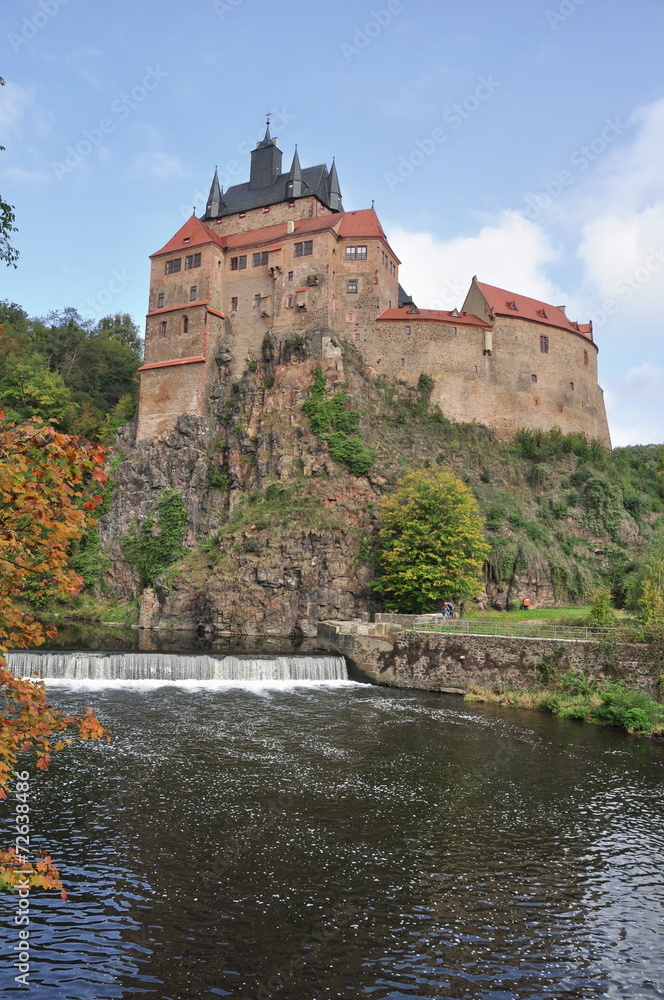 Burg Kriebstein Hochformat