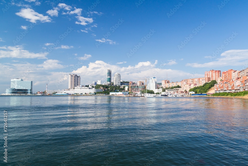 Panorama of Vladivostok, Russia