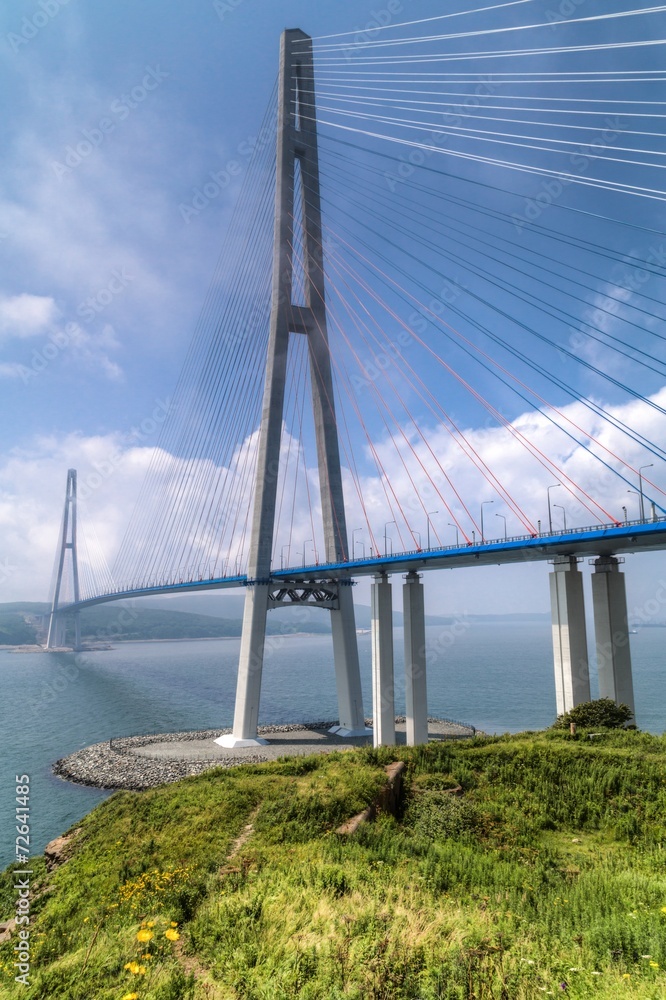 Russkiy Bridge, Vladivostok, Russia