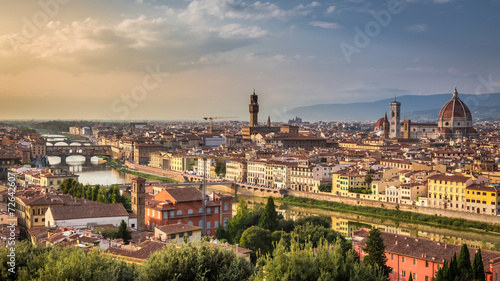 Sunset over Florence, Italy © shaiith