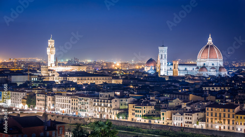 Night over the Florence, Italy
