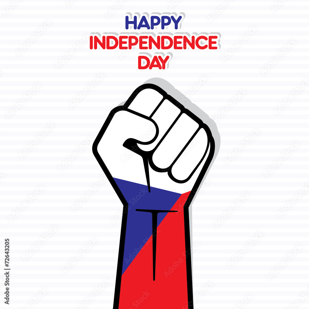 Flag of republic of czech , happy Independence Day design vector Flag of republic of czech , happy Independence Day design vector