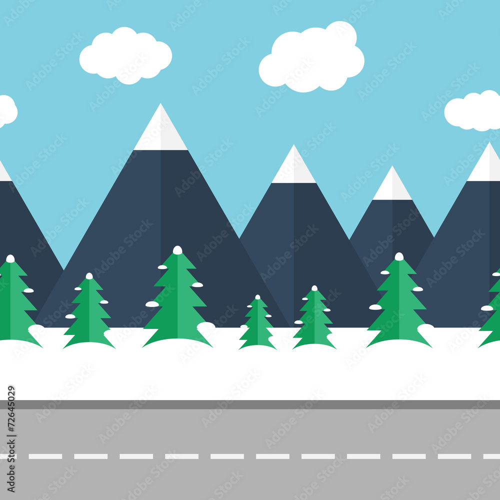 Winter landscape Winter landscape