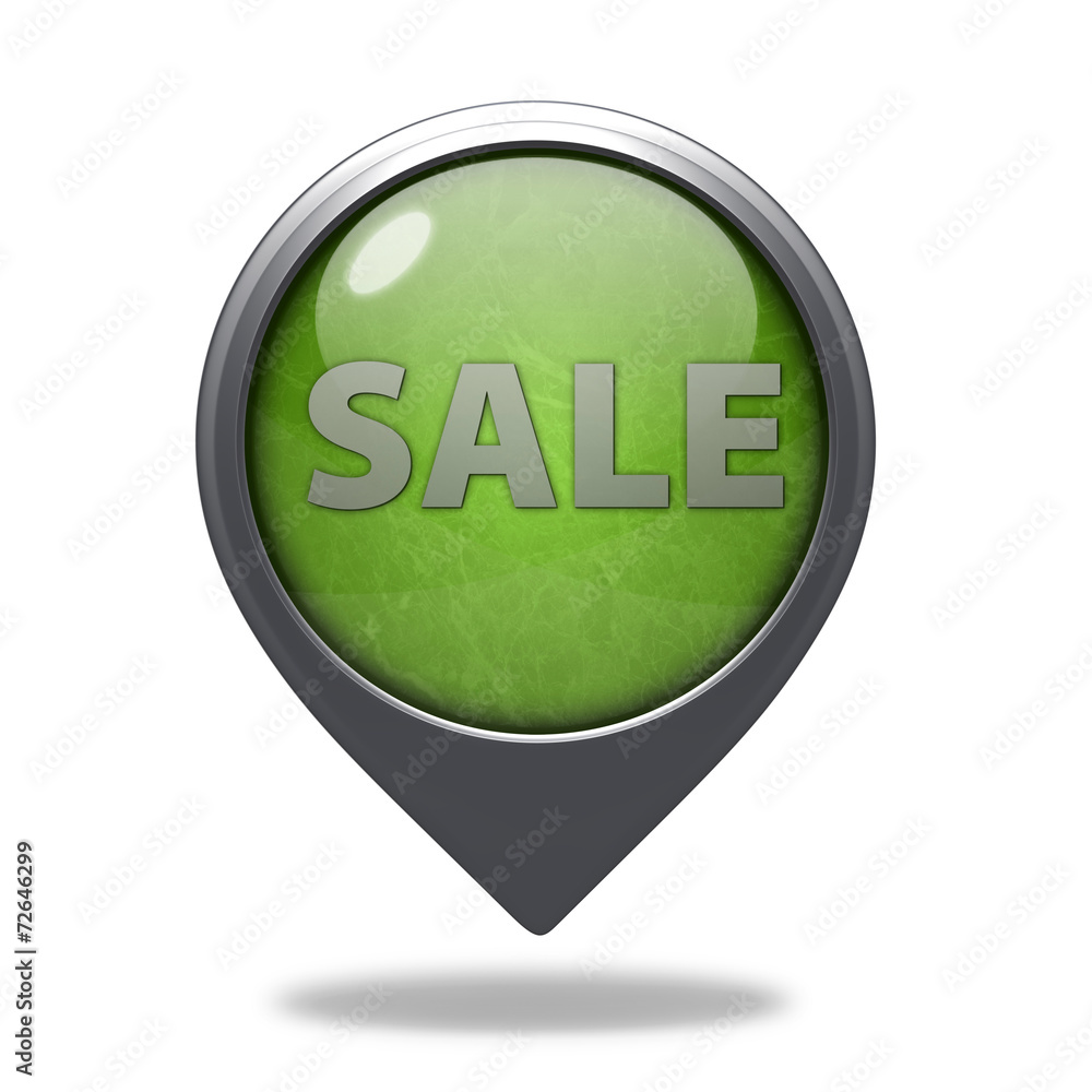 sale pointer icon on white background sale pointer icon on white background
