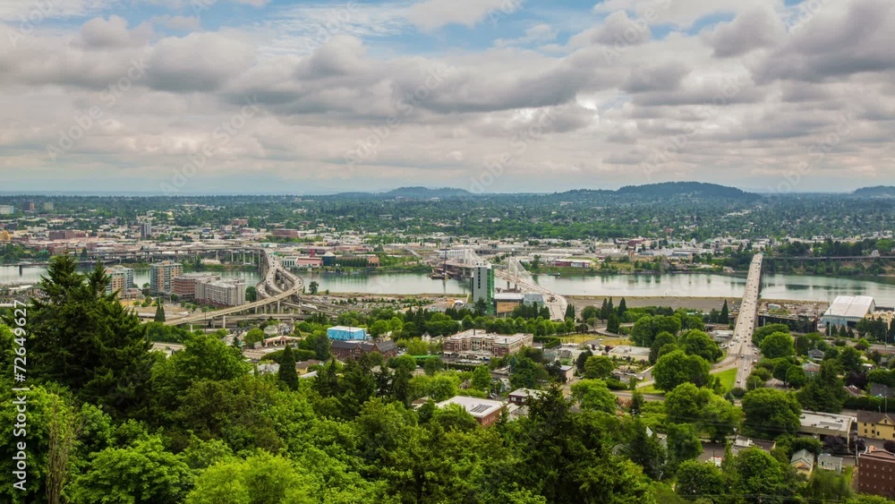 Portland Above Downtown Cloudy 584 Portland Above Downtown Cloudy 584