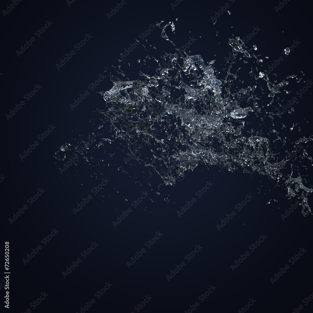 Obraz premium Water splashes