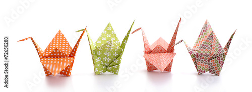 Origamis alignés