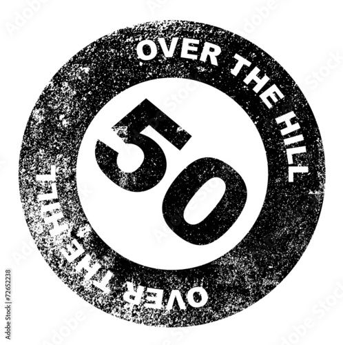 Over the Hill 50 Stamp