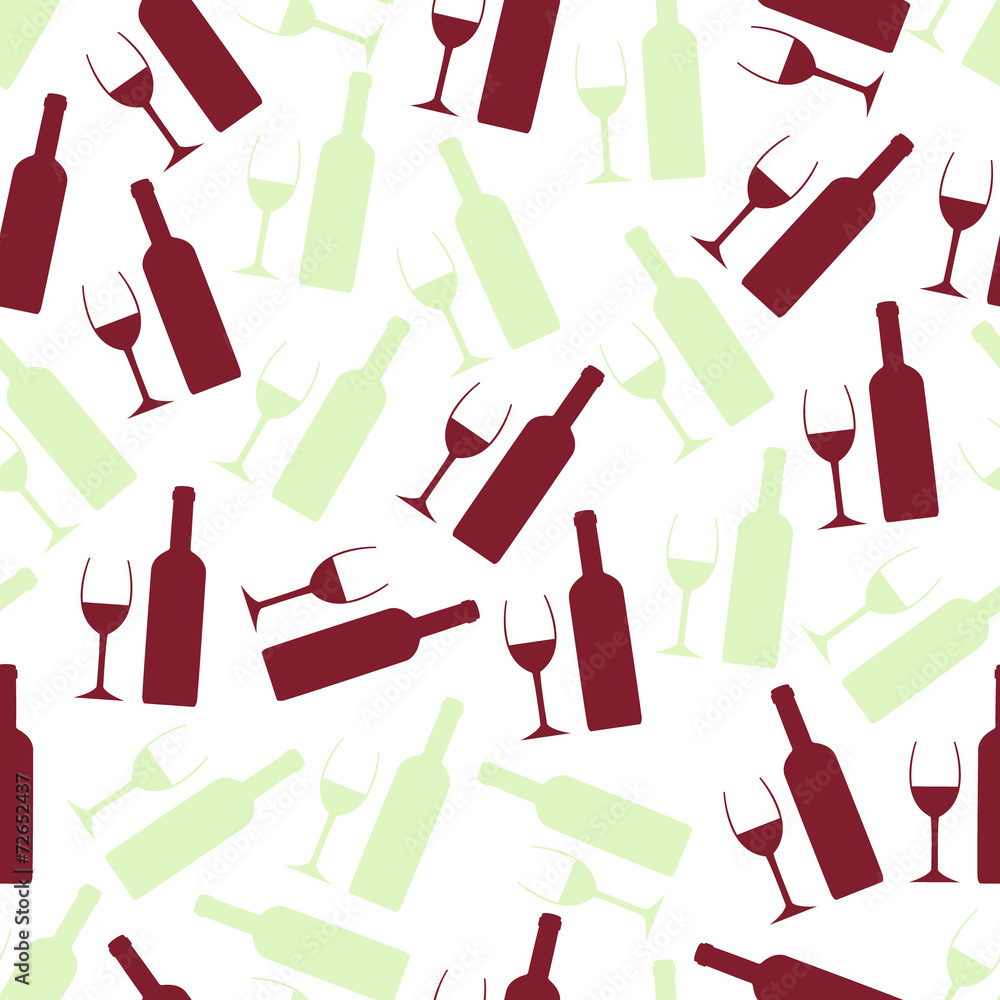 red and white wine glasses and bottle seamless pattern eps10 red and white wine glasses and bottle seamless pattern eps10