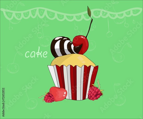 vector cake