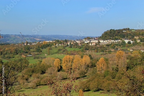 Panorama sur Saint-Robert (Corrèze)