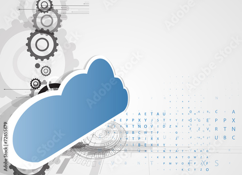 Integration technology with nature, sky. Best ideas for Business