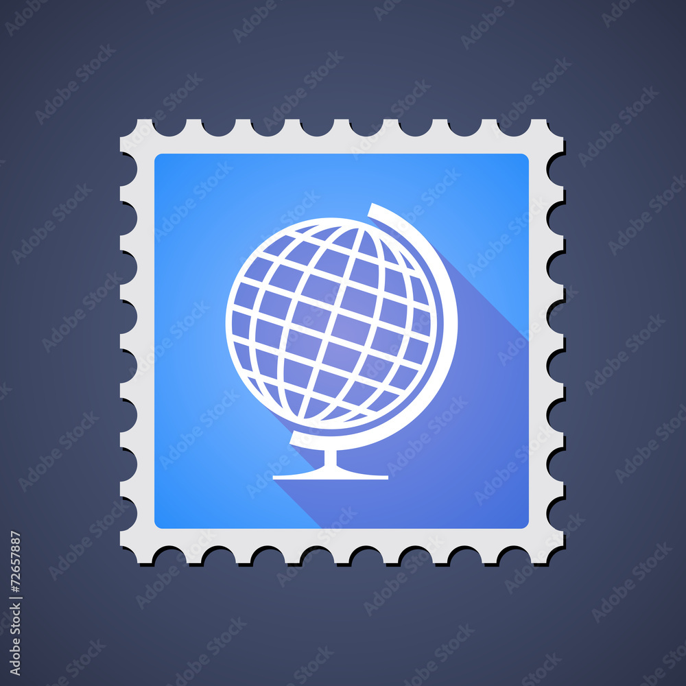 Obraz premium Mail stamp with an antenna