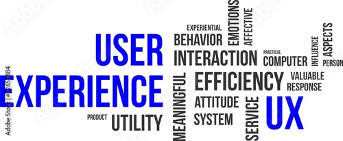 word cloud - user experience