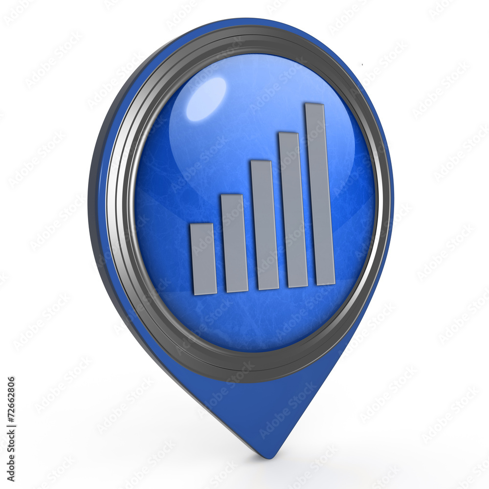 signal pointer icon on white background signal pointer icon on white background