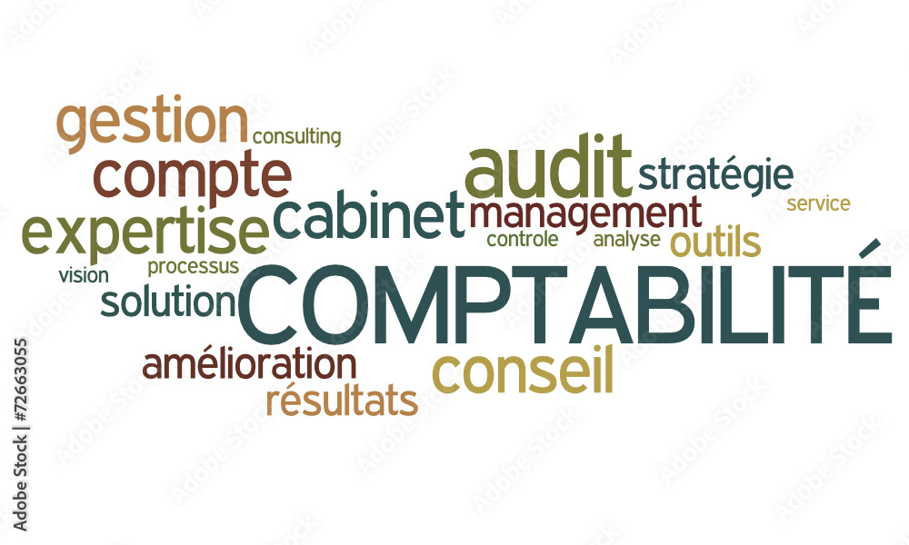 Nuage de mot : Comptabilité Nuage de mot : Comptabilité