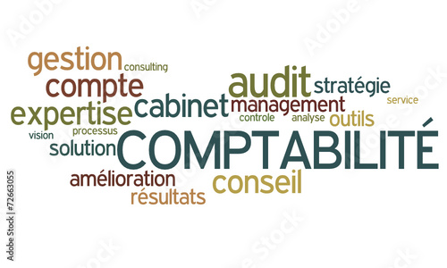 Nuage de mot : Comptabilité