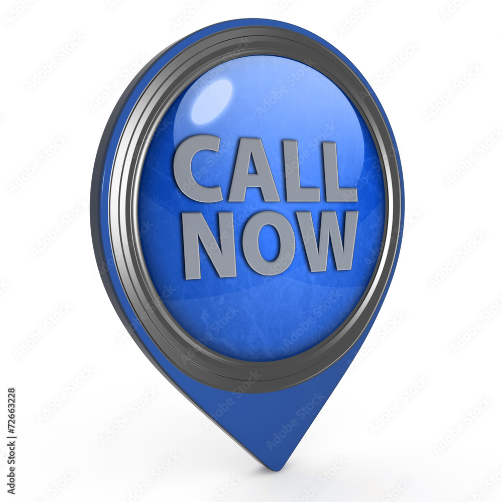 call now pointer icon on white background call now pointer icon on white background