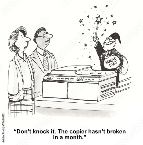 Magic Dust: "Don't know it.  The copies hasn't broken..."