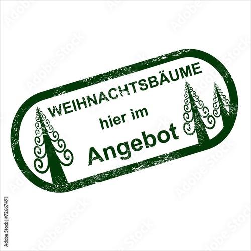 Banner Angebot Weihnachtsbäume Händler Weihnachtsmarkt Weihnachtsbaumstand Weihnachtsbaumverkauf