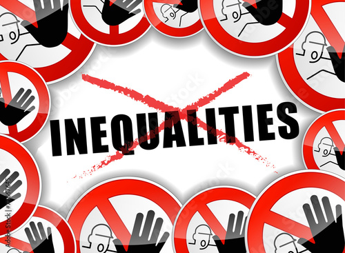 no inequalities abstract concept