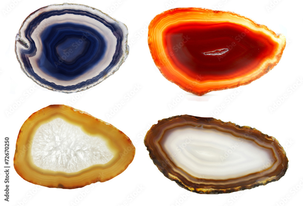 blue agate chalcedony geological crystal