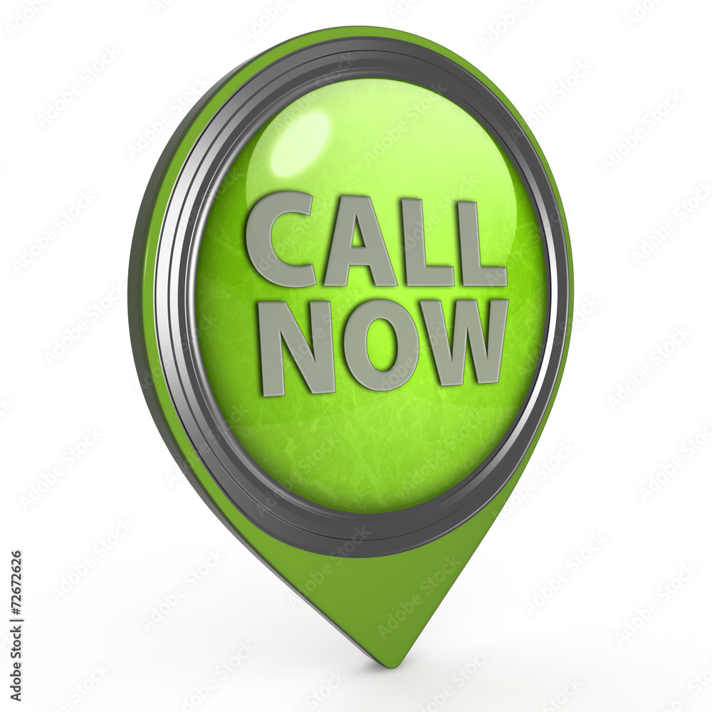 call now pointer icon on white background call now pointer icon on white background