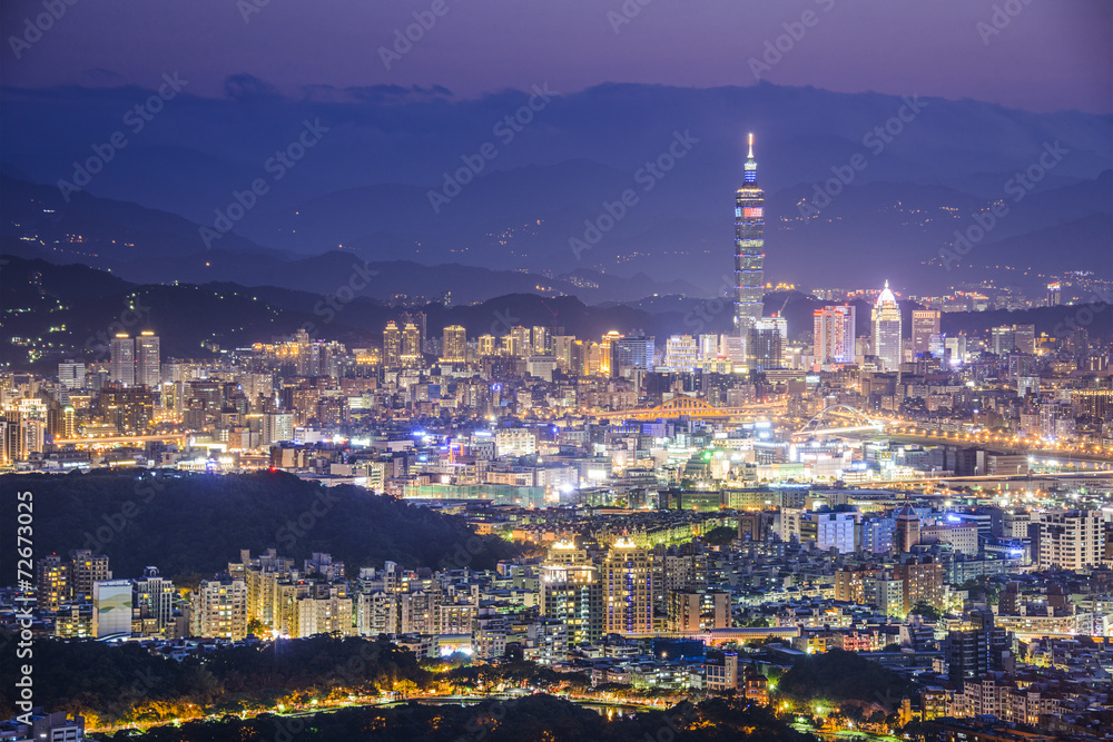 Taipei, Taiwan Cityscape