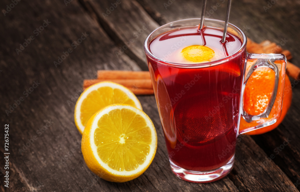 Tee, Glühwein Tee, Glühwein