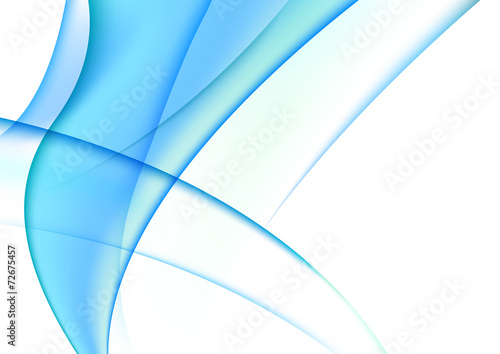 abstract soft background with blue waves