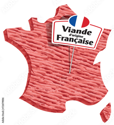 Viande carte de France-1