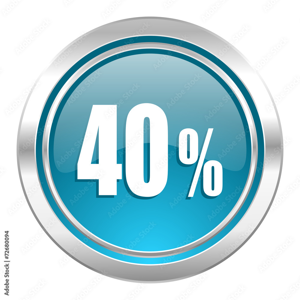 40 percent icon