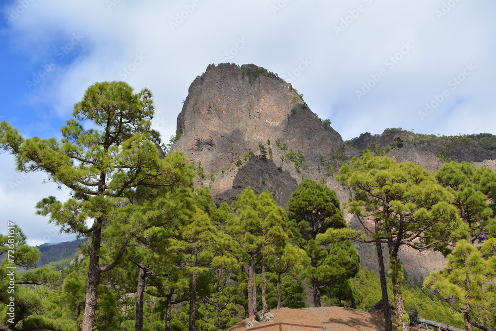 Caldera de Taburiente in La Palma, Canary islands, Spain.