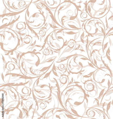 Excellent seamless floral background, pattern for continuous rep